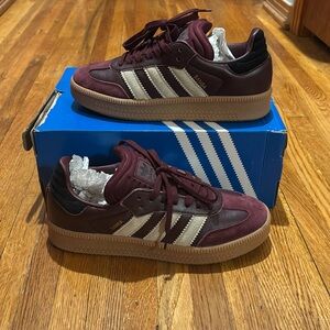 Adidas Samba XLG Womens Maroon Asst Sizes